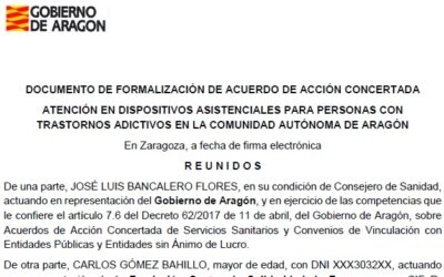 Acuerdo de Acción Concertada para la gestión de dos UASAS